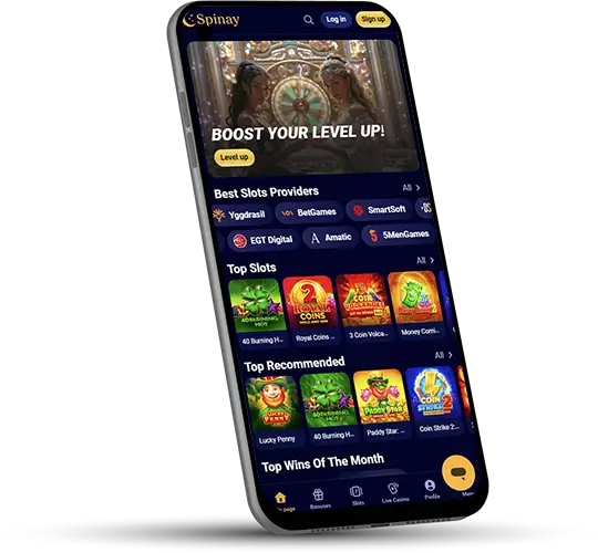Play the Spinay Casino app