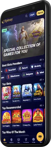 Características de la aplicación Spinay Casino para tu teléfono